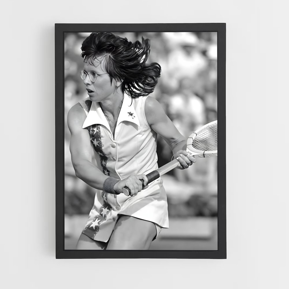 Poster Billie de jean – affiche Tennis (vue 2)
